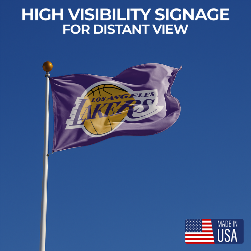 LOS ANGELES LAKERS FLAG