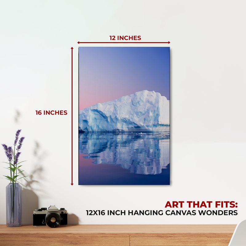 GLACIER WALL CANVAS DECOR