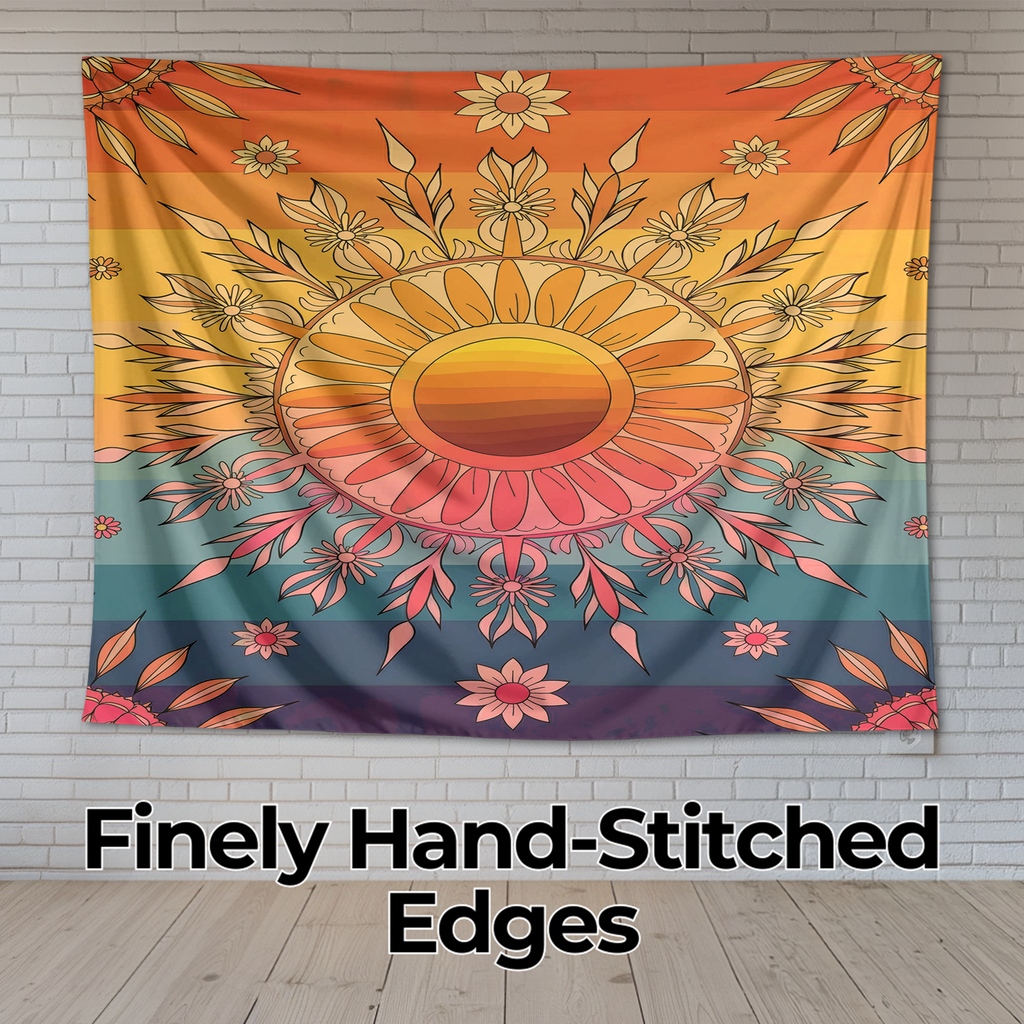 BOHO SUNBURST TAPESTRY