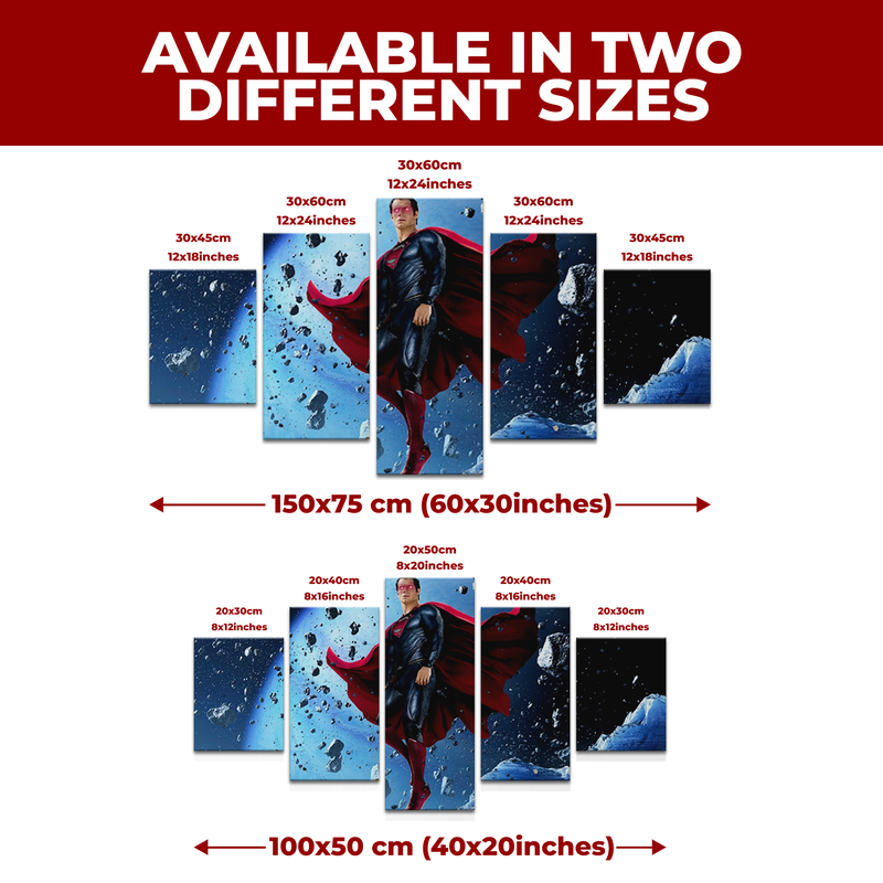 SUPERMAN THE MOVIE WALL CANVAS