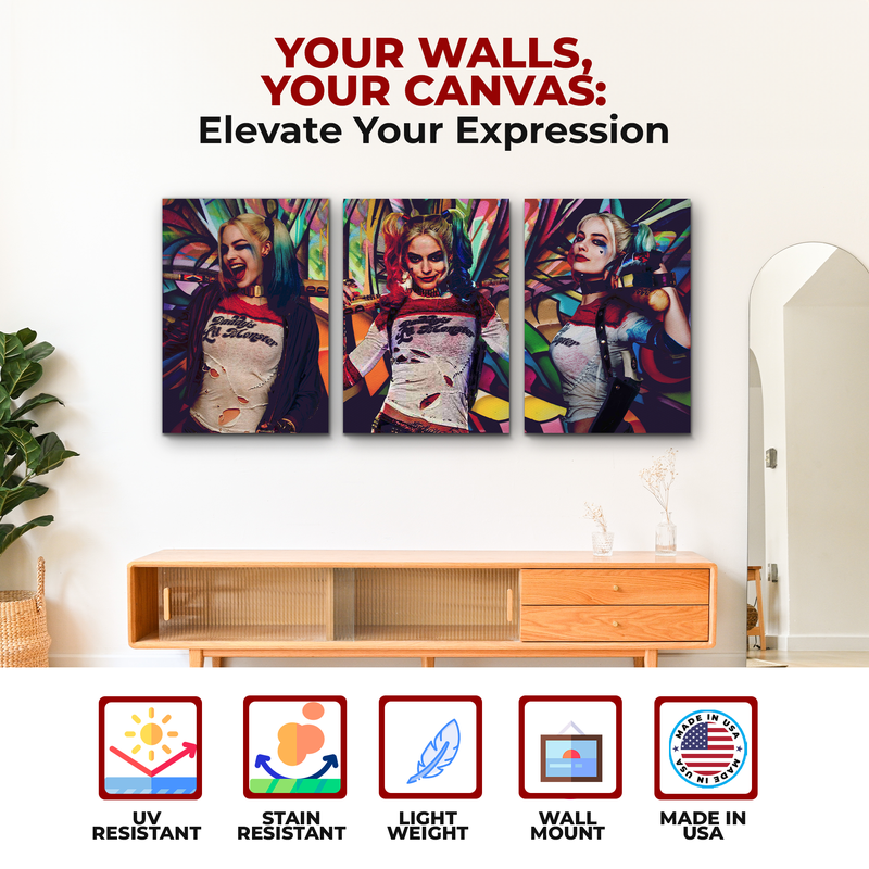 HARLEY QUINN WALL CANVAS