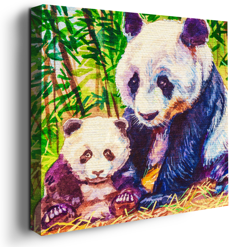 PANDAS DECOR CANVAS