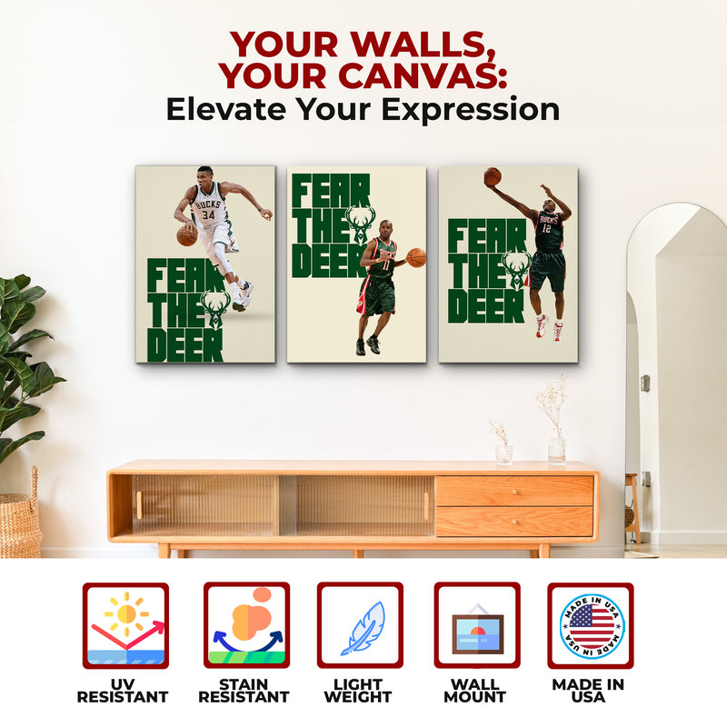 ANTETOKOUNMPO/ BUCKS WALL CANVAS