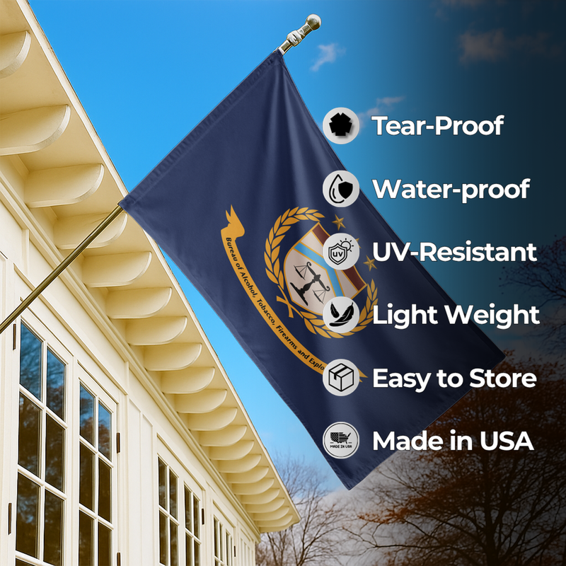 BUREAU OF A.T.F. FLAG