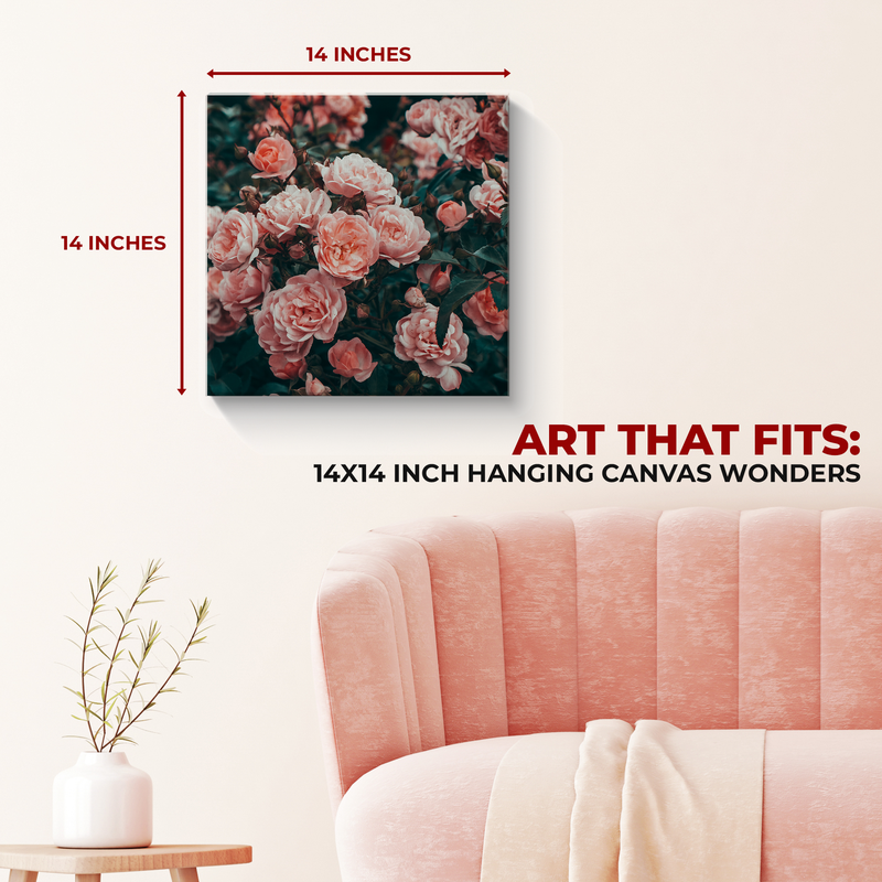 PINK ROSES CANVAS