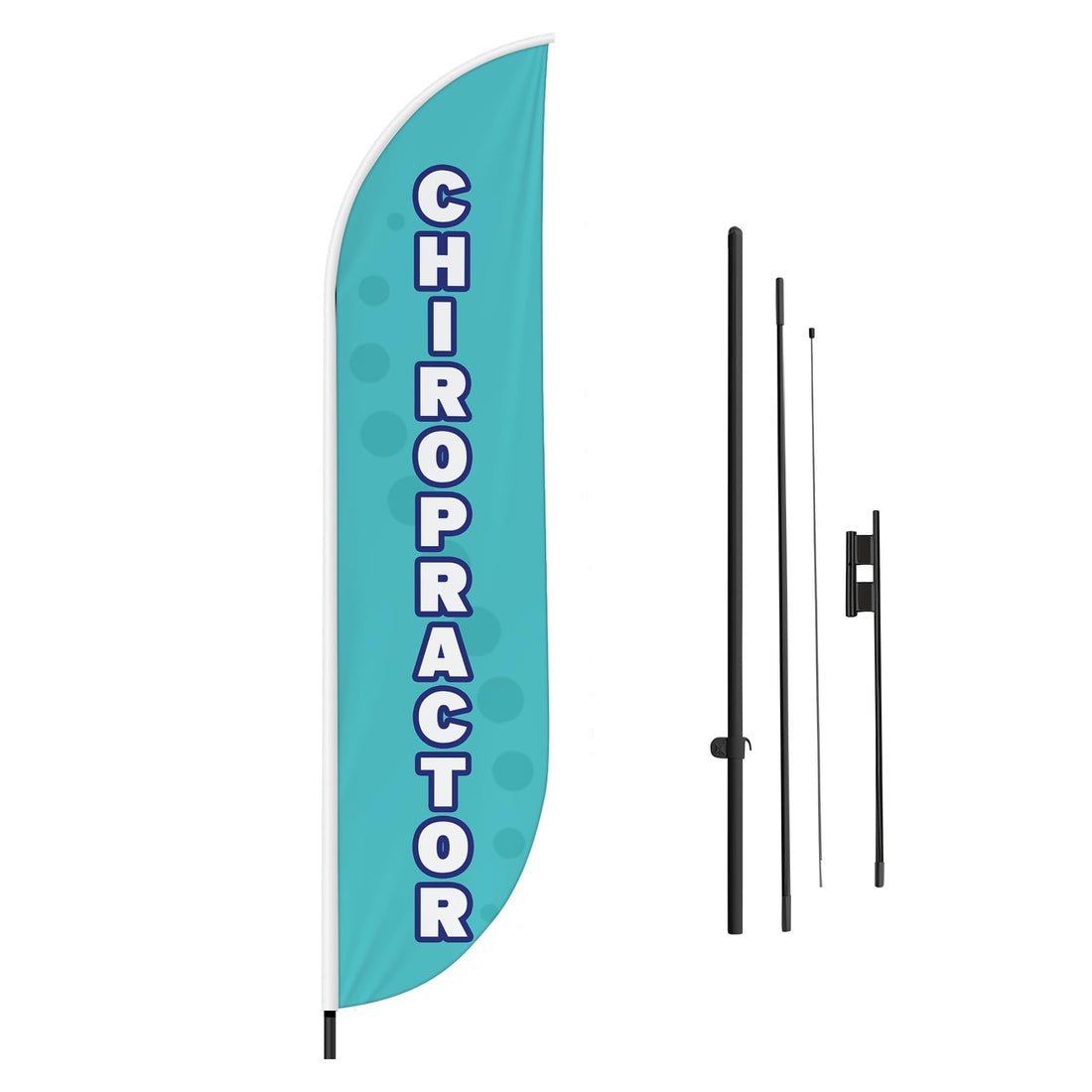 CHIROPRACTOR FEATHER FLAG