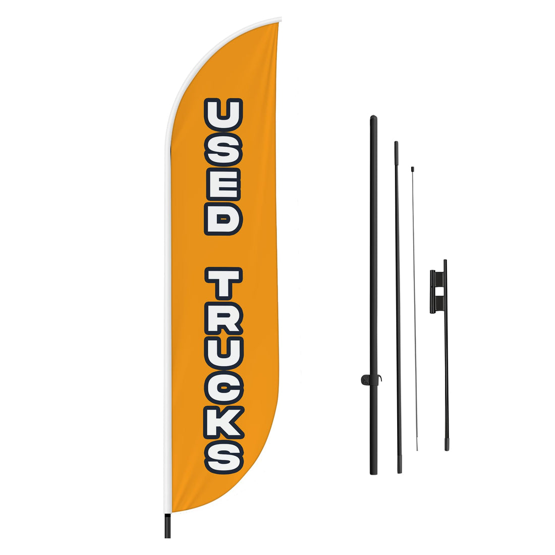 USED TRUCKS FEATHER FLAG