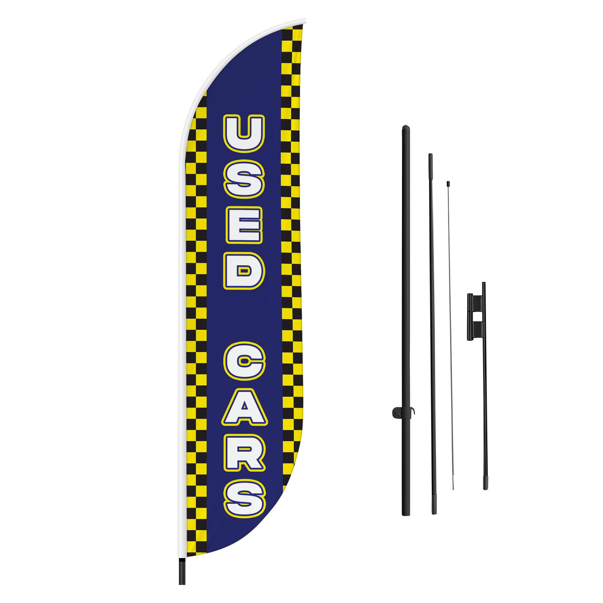 USED CARS FEATHER FLAG