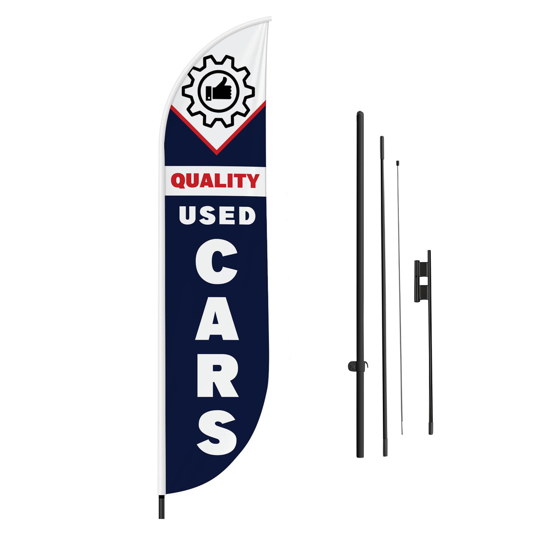 QUALITY CARS FEATHER FLAG