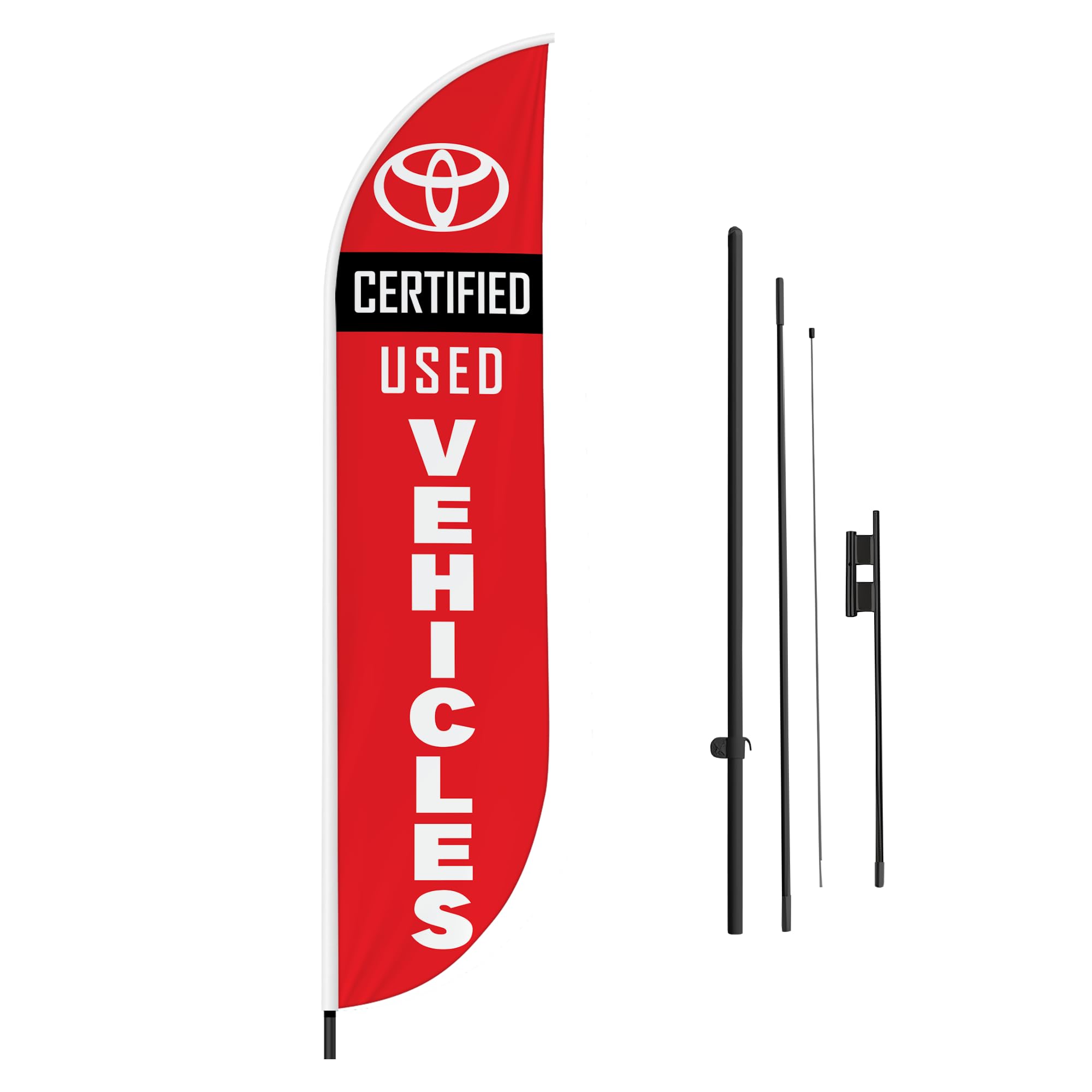 CERTIFIED USED VEHICLES FEATHER FLAG