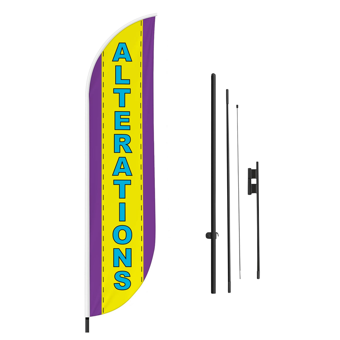 ALTERATIONS FEATHER FLAG