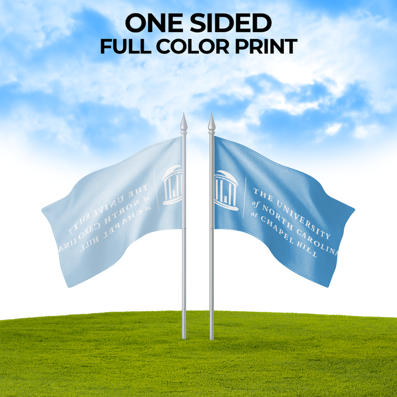 NORTH CAROLINA CHAPEL HILL UNIVERSITY FLAG