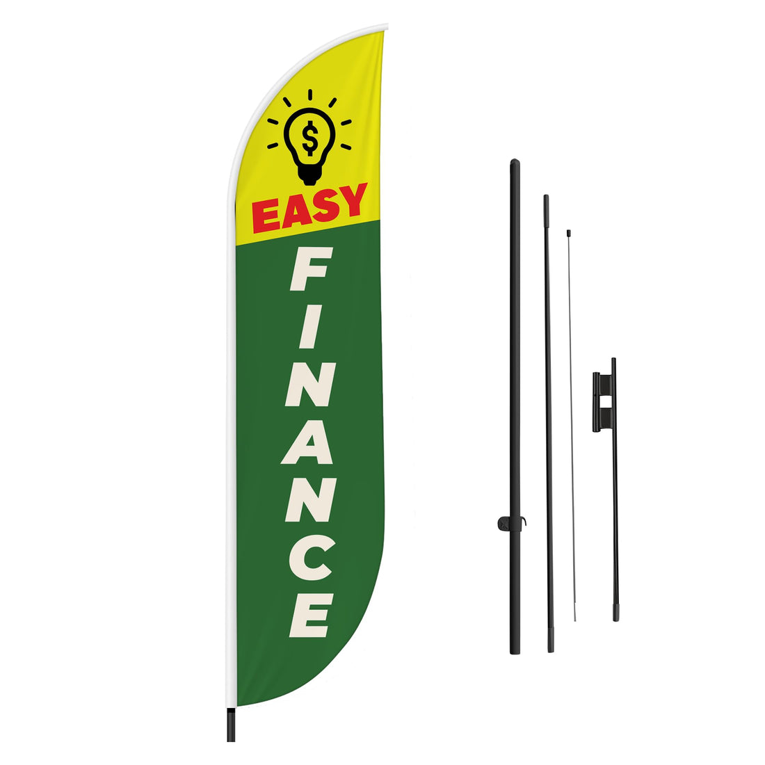 EASY FINANCE FEATHER FLAG