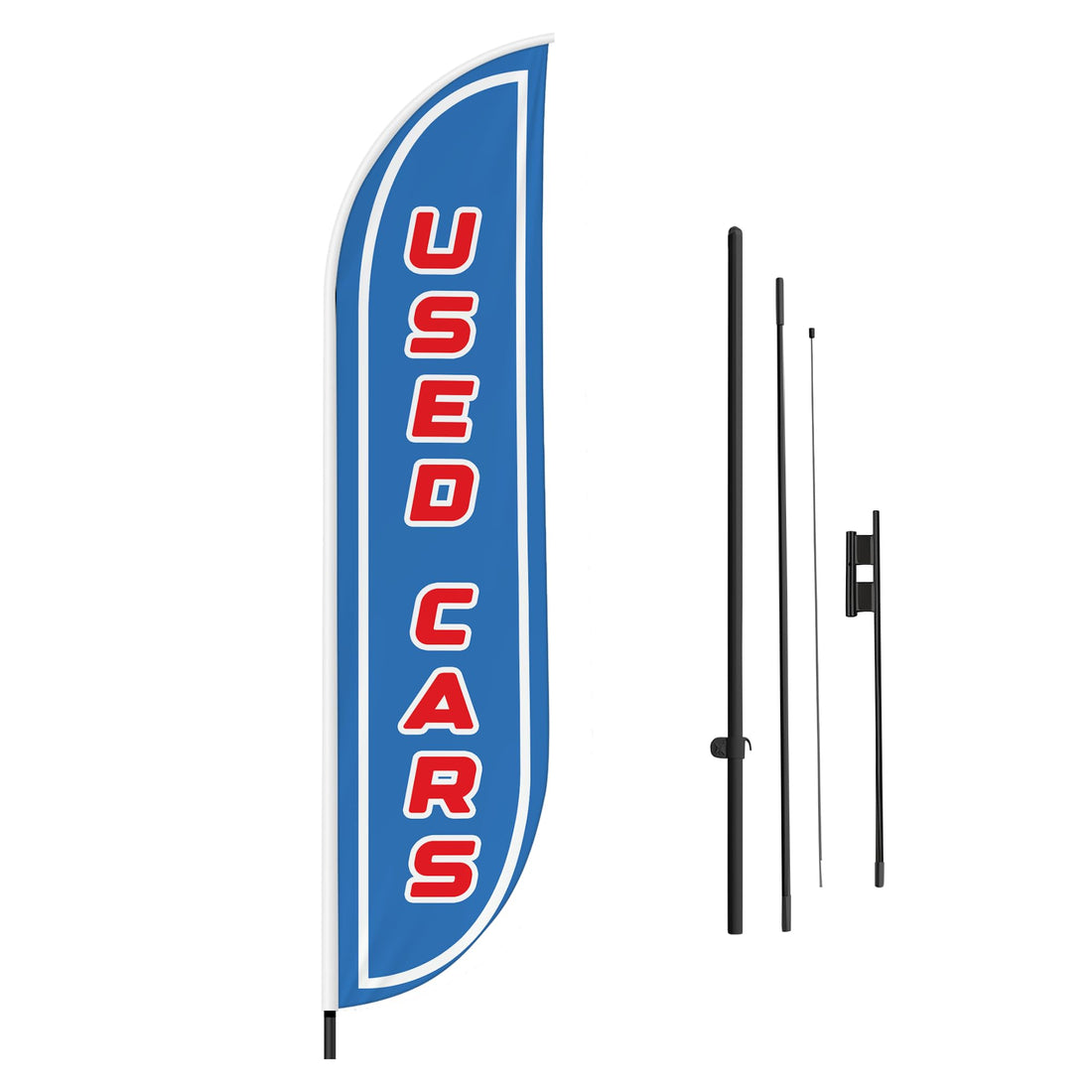 USED CARS 2 FEATHER FLAG