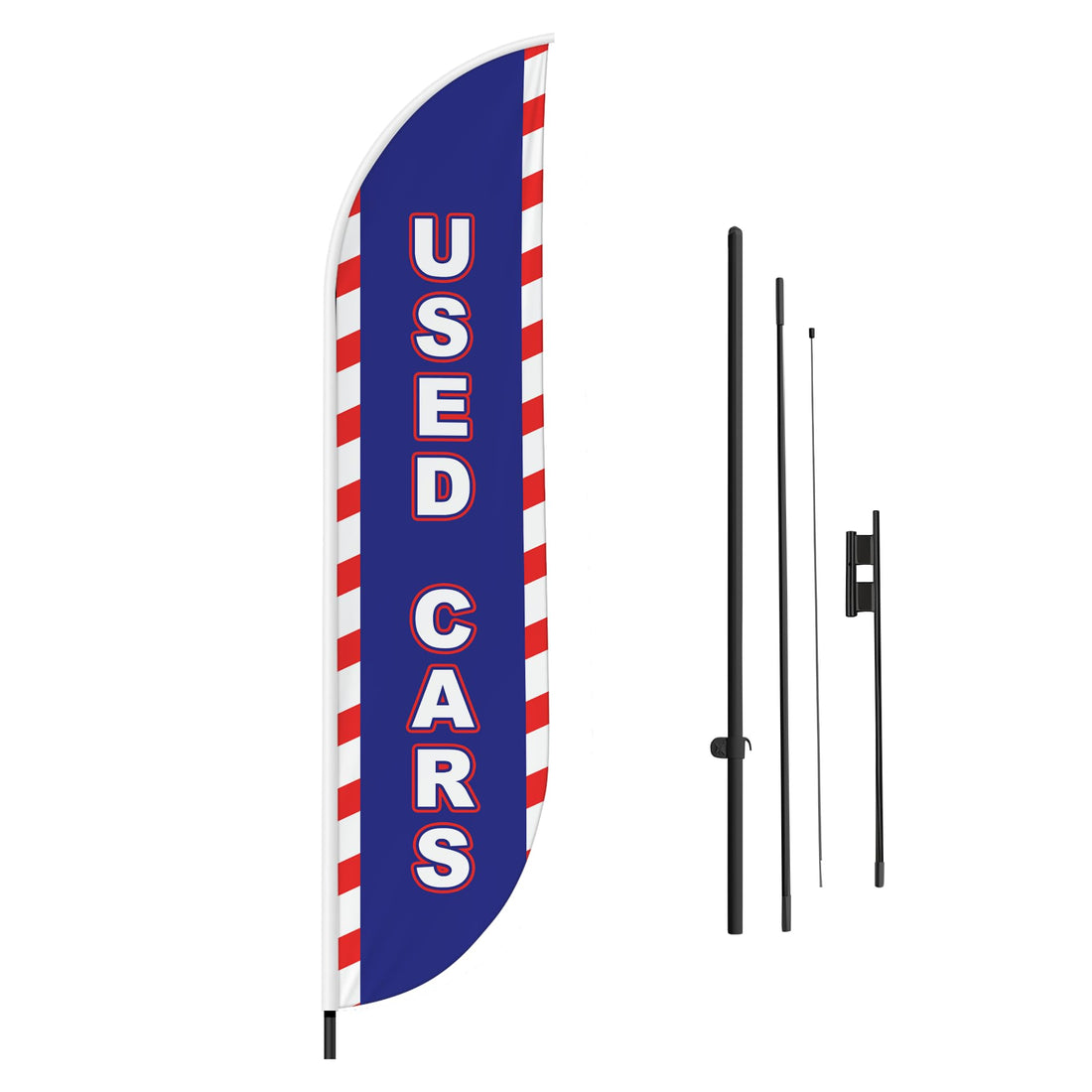 USED CARS 4 FEATHER FLAG