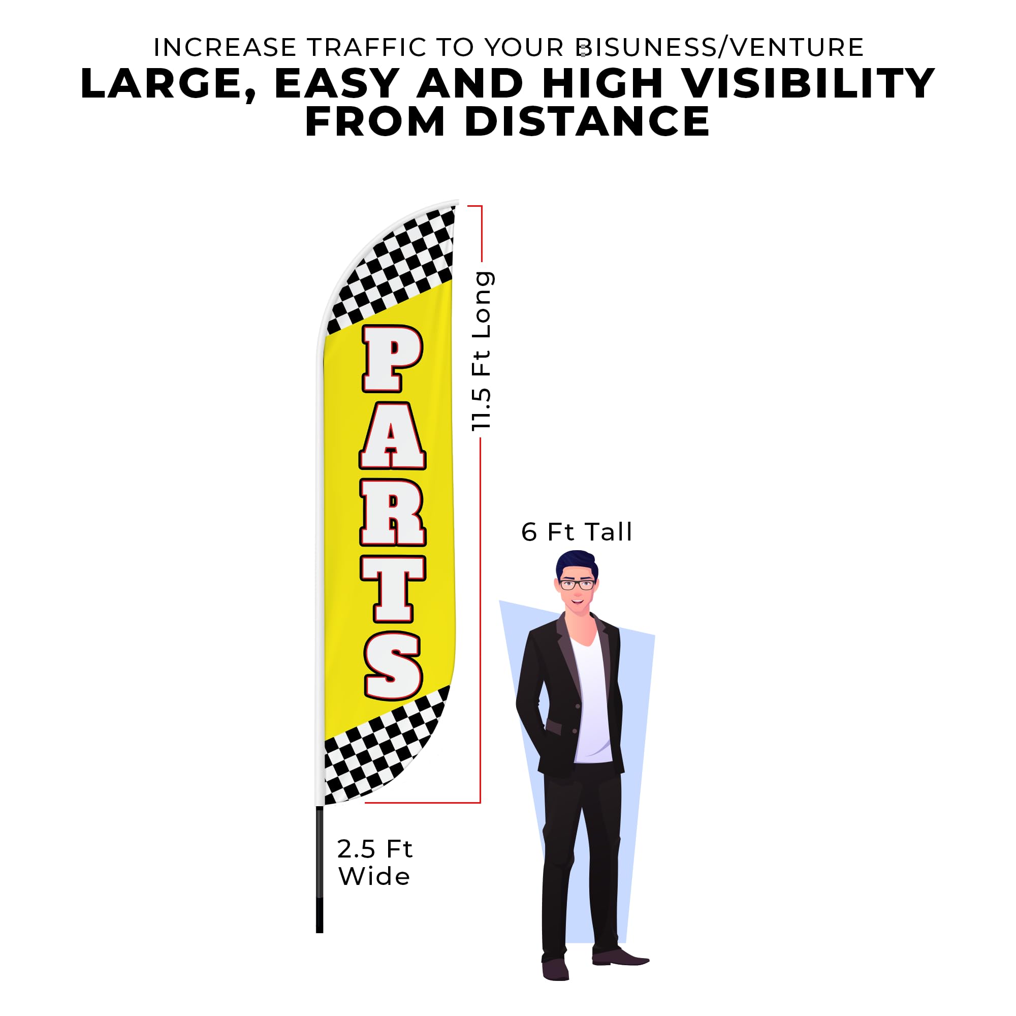 PARTS FEATHER FLAG