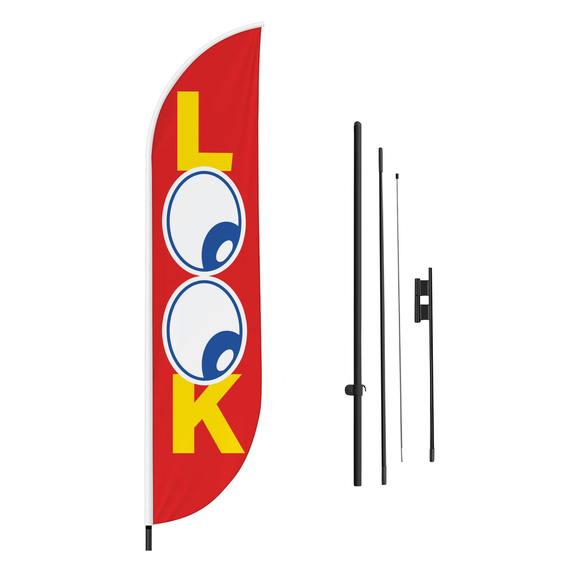 LOOK FEATHER FLAG