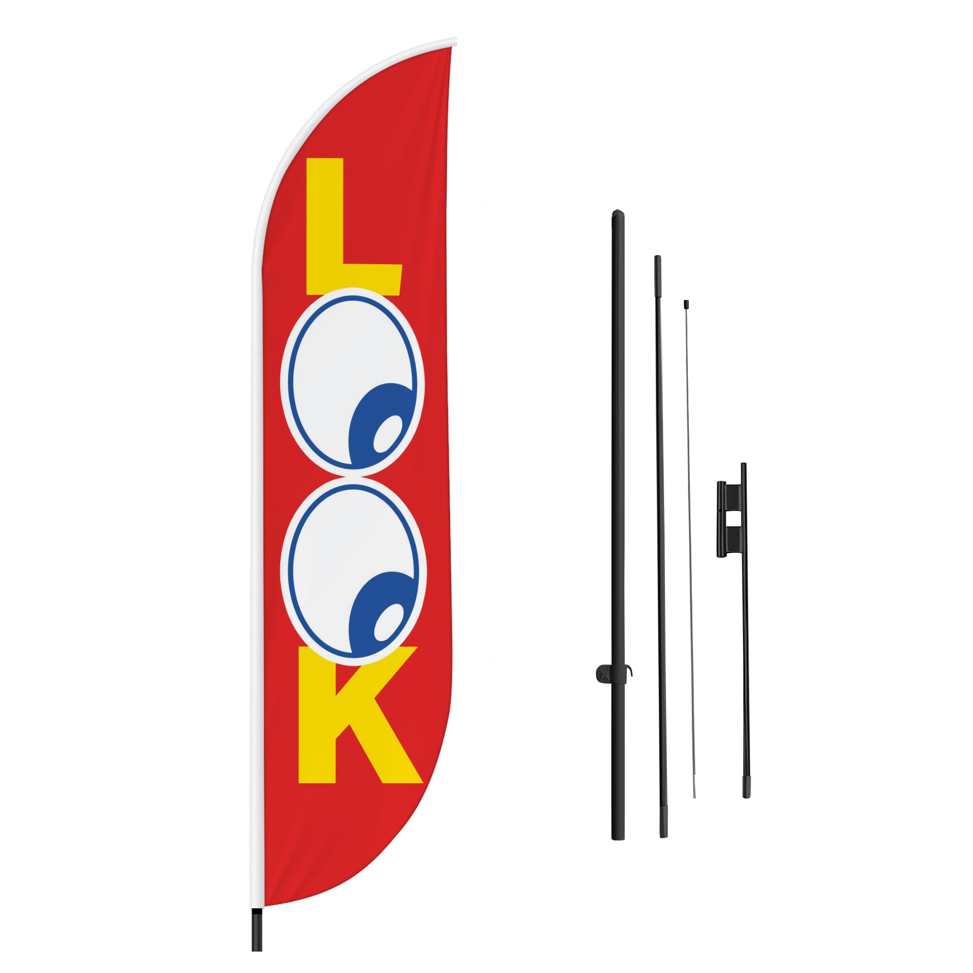 LOOK FEATHER FLAG