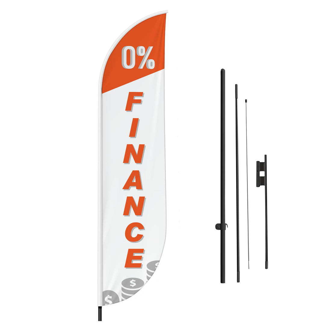 FINANCE FEATHER FLAG