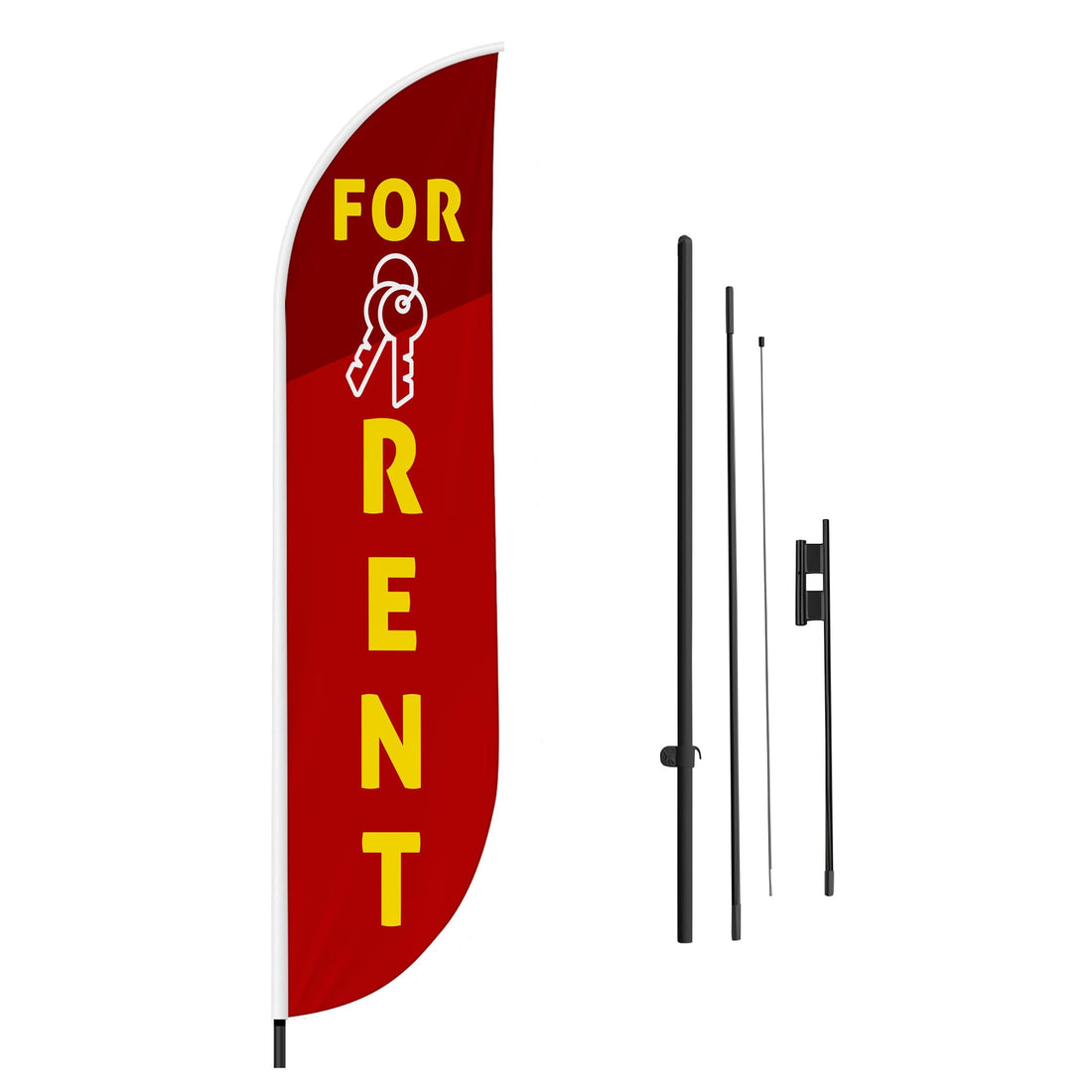 FOR RENT FEATHER FLAG
