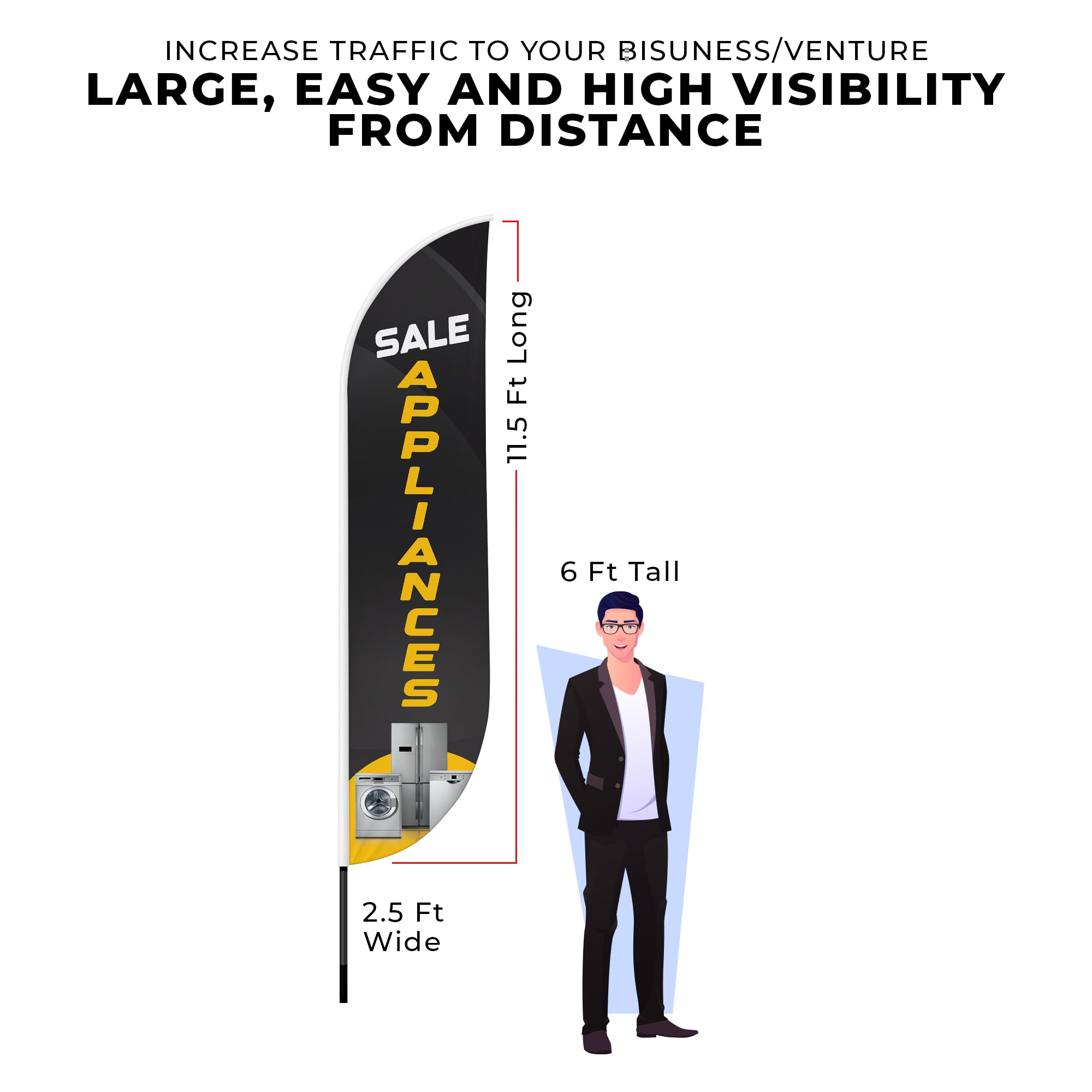 SALE APPLIANCES FEATHER FLAG