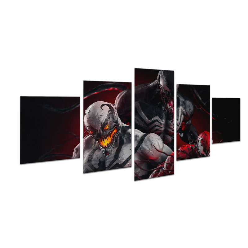 VENOM & CARNAGE TRIO WALL CANVAS
