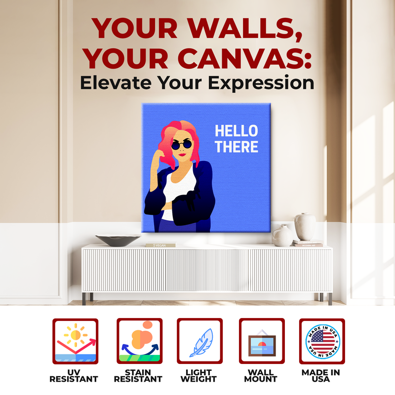 HELLO THERE DECOR CANVAS