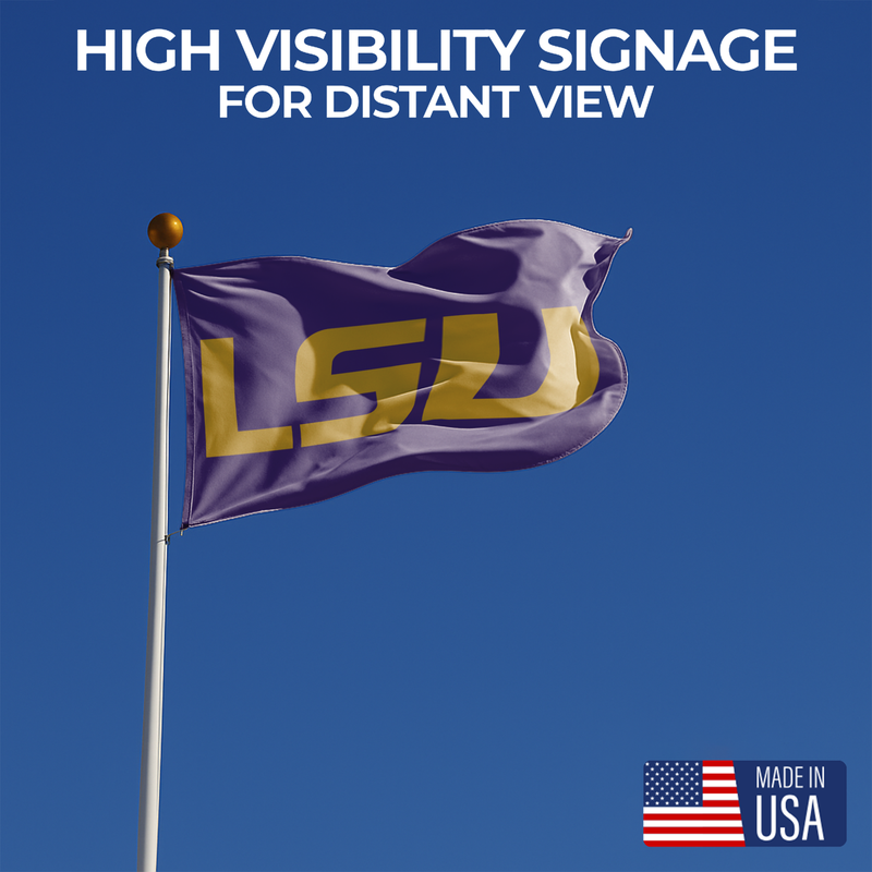 LOUISIANA STATE UNIVERSITY FLAG
