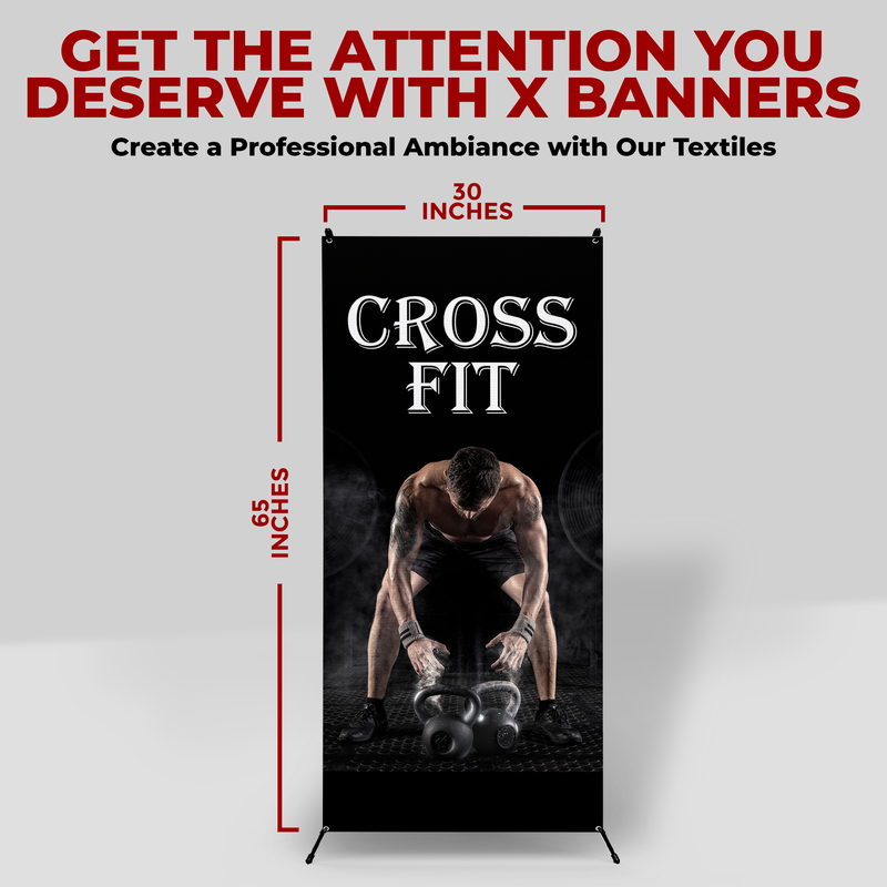 CROSS FIT X-BANNER