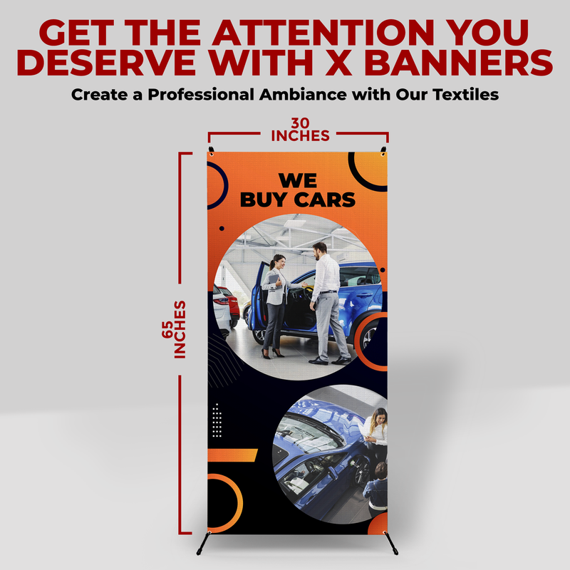 WE BUY CARS X-BANNER