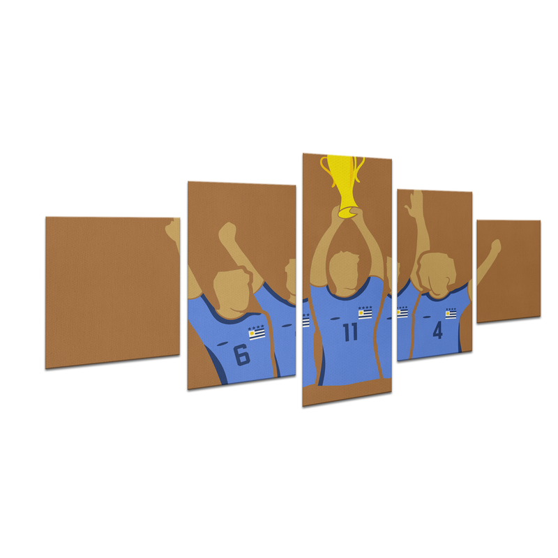 MESSI & ARGENTINA MINIMALIST DECOR CANVAS