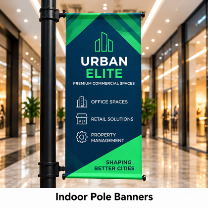 Indoor Pole Banners