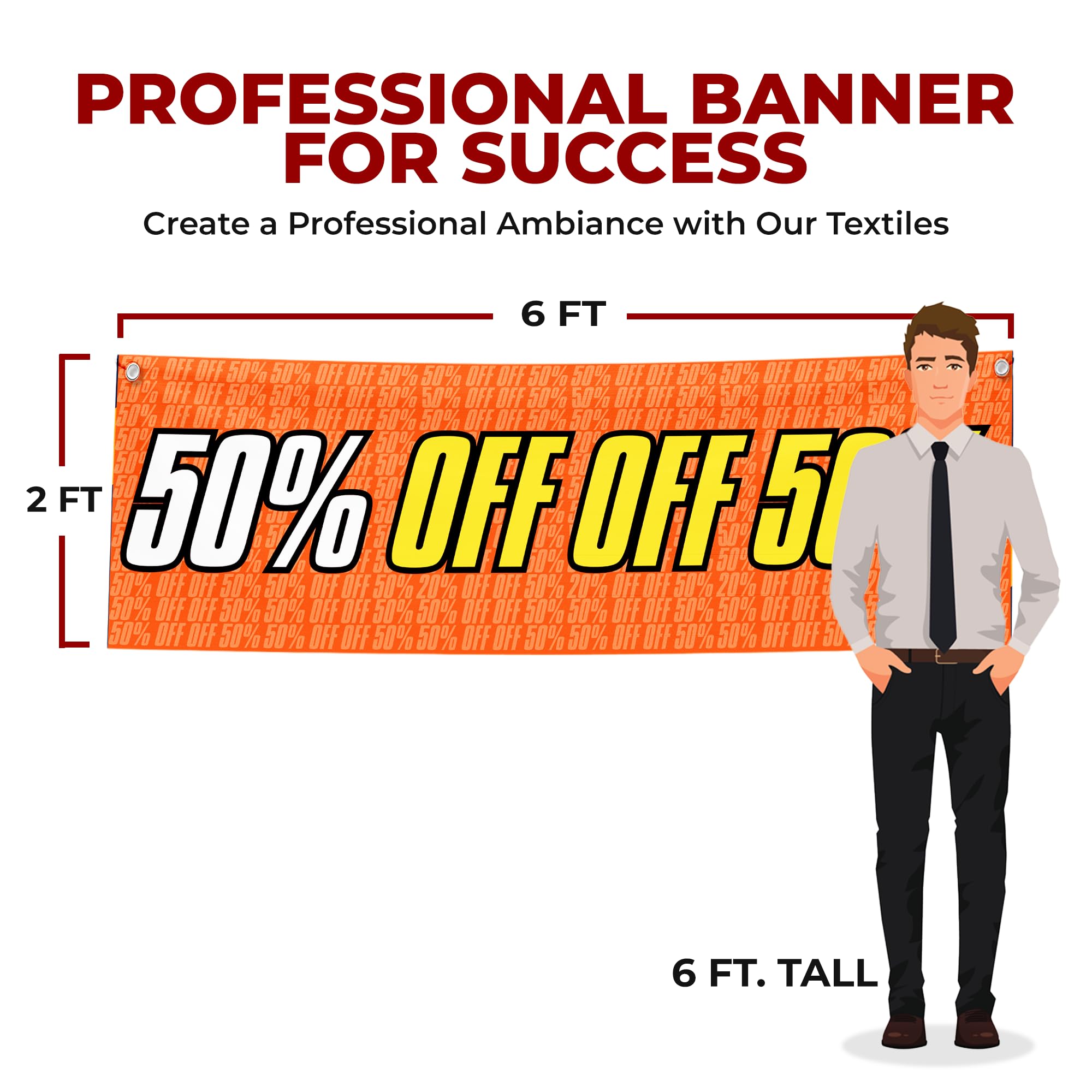 50% OFF LARGE BANNER