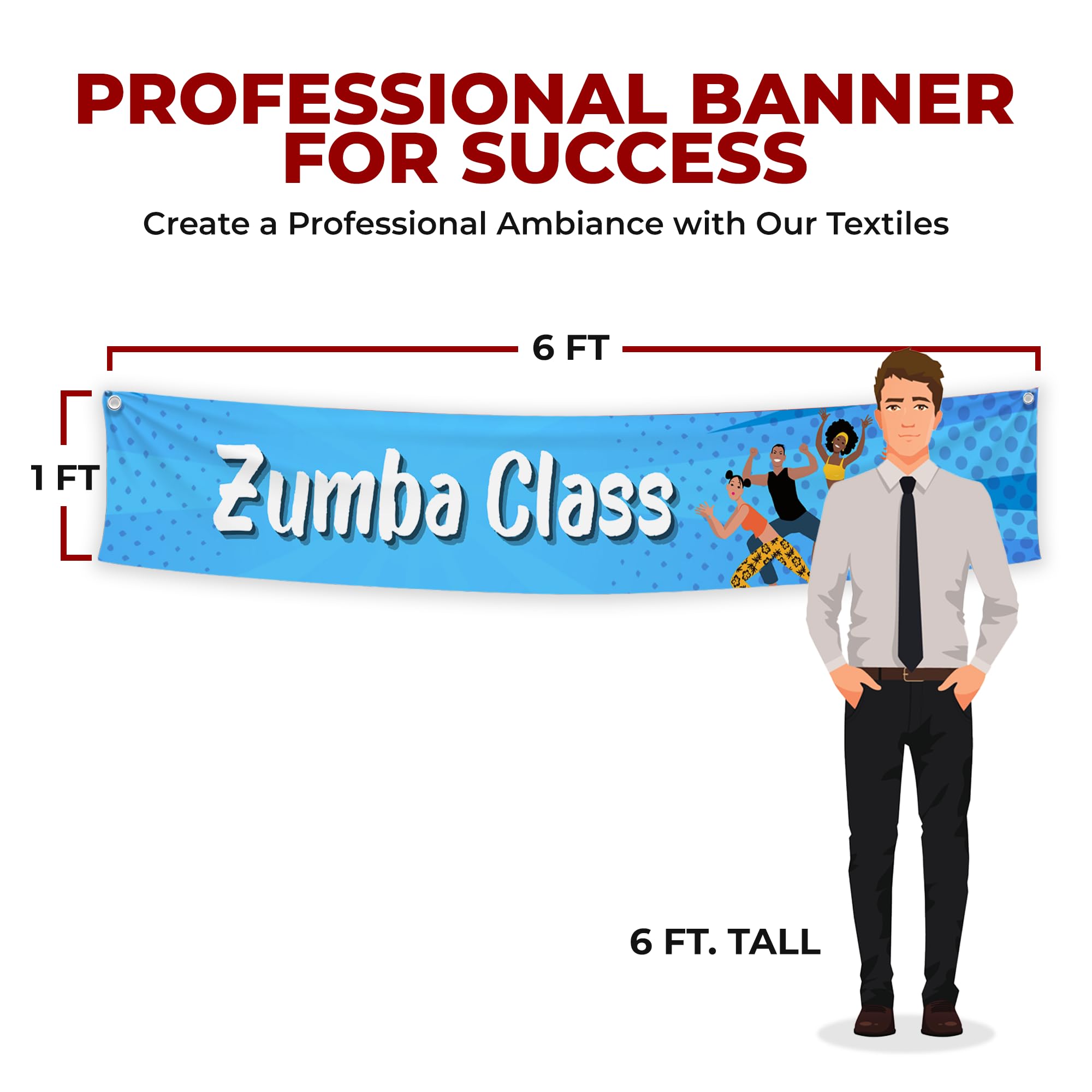 ZUMBA CLASS LARGE BANNER