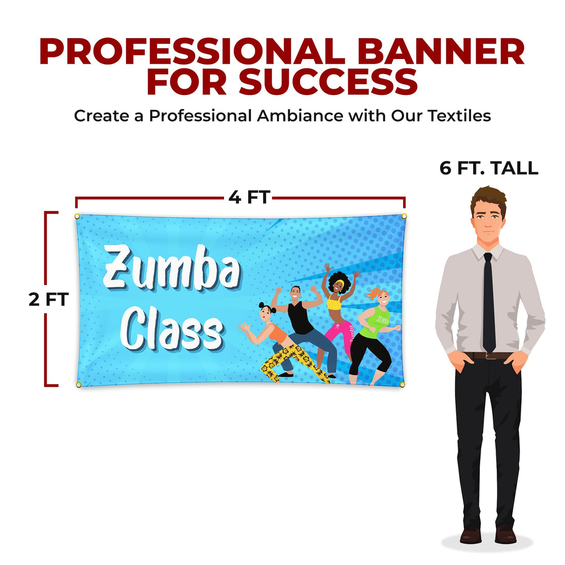ZUMBA CLASS LARGE BANNER