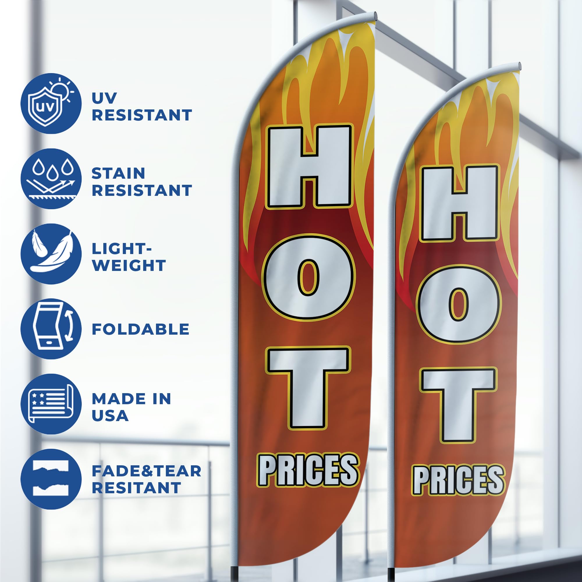 HOT PRICES FEATHER FLAG