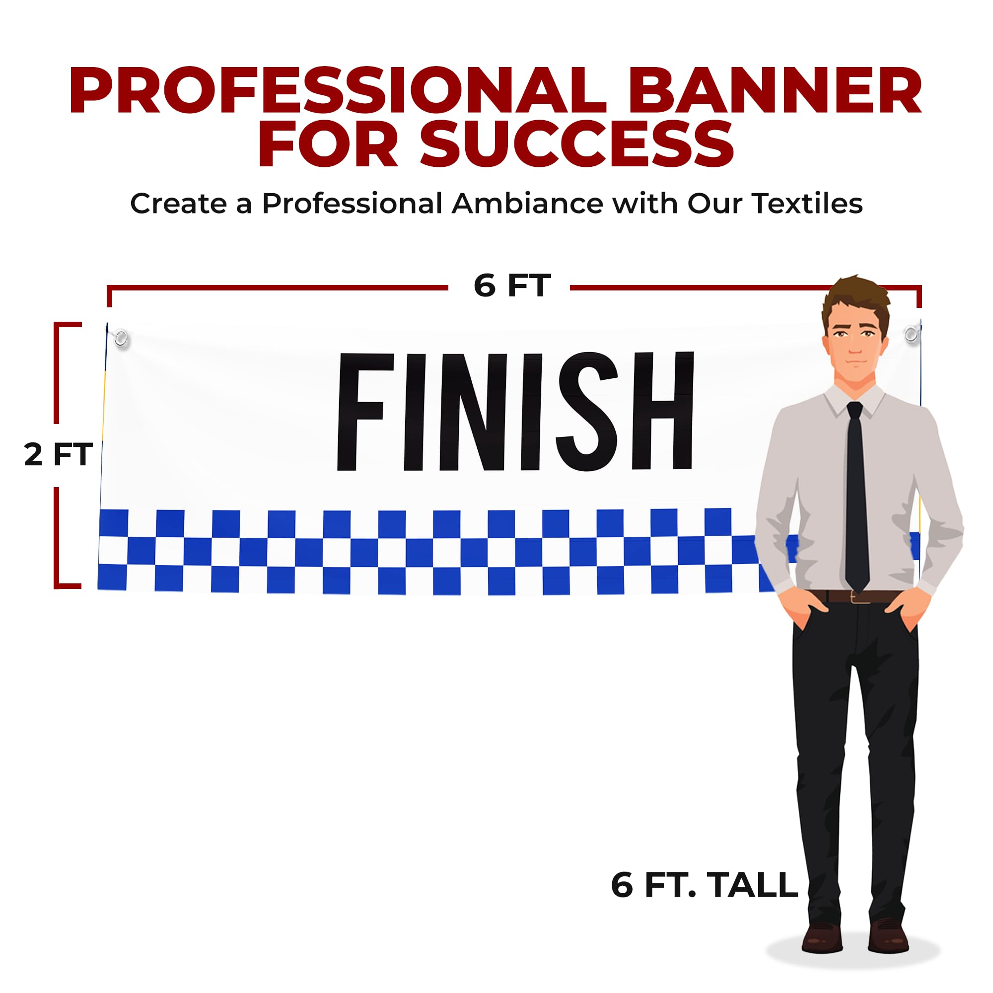 FINISH LINE LARGE BANNER