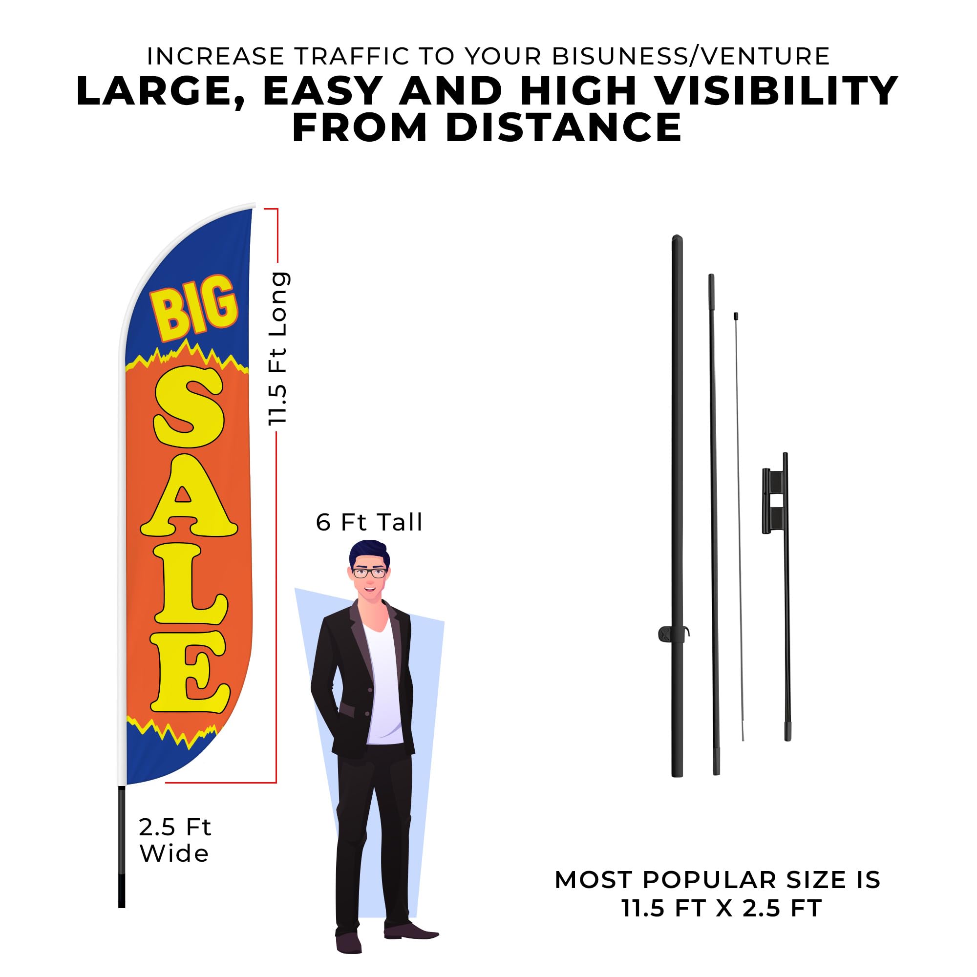 BIG SALE FEATHER FLAG