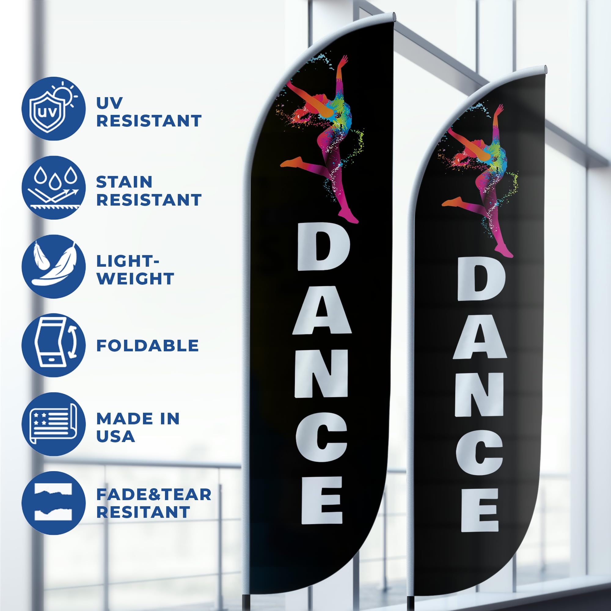 DANCE FEATHER FLAG