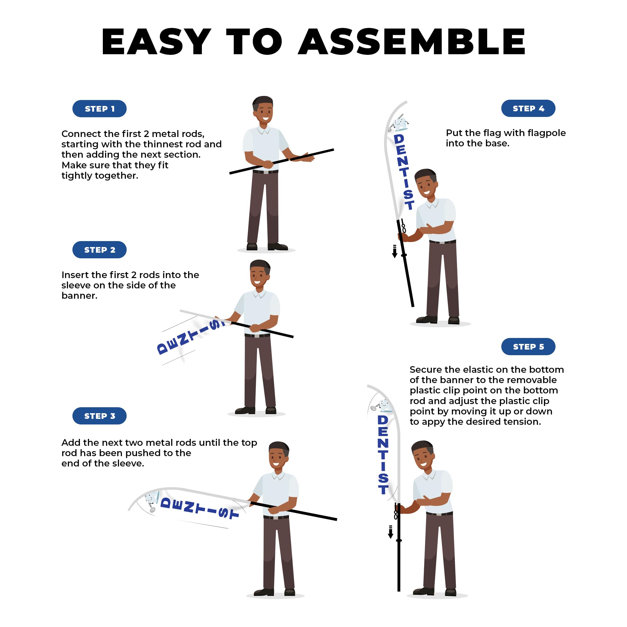 DENTIST FEATHER FLAG