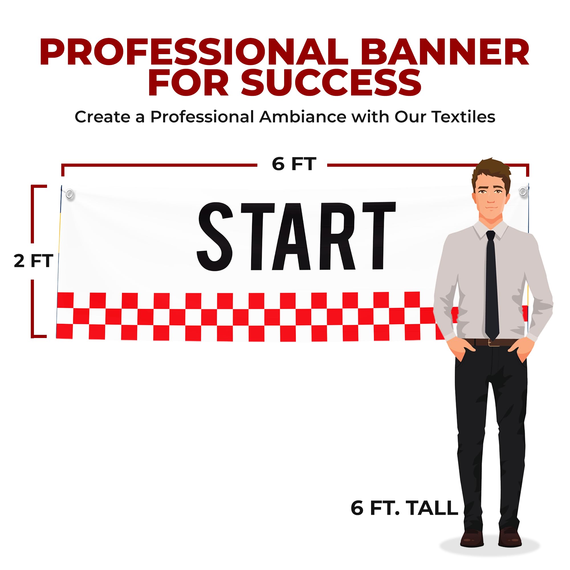 START LINE LARGE BANNER