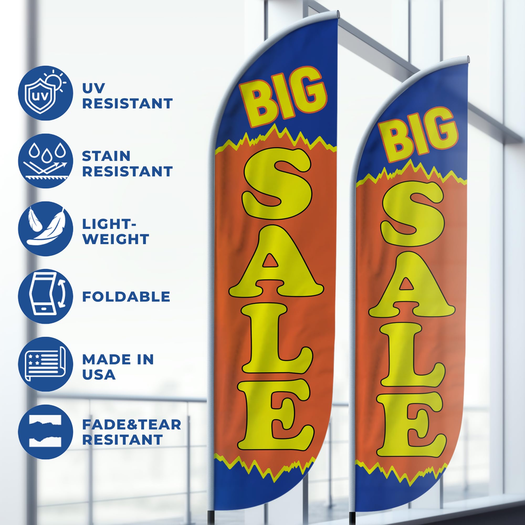 BIG SALE FEATHER FLAG