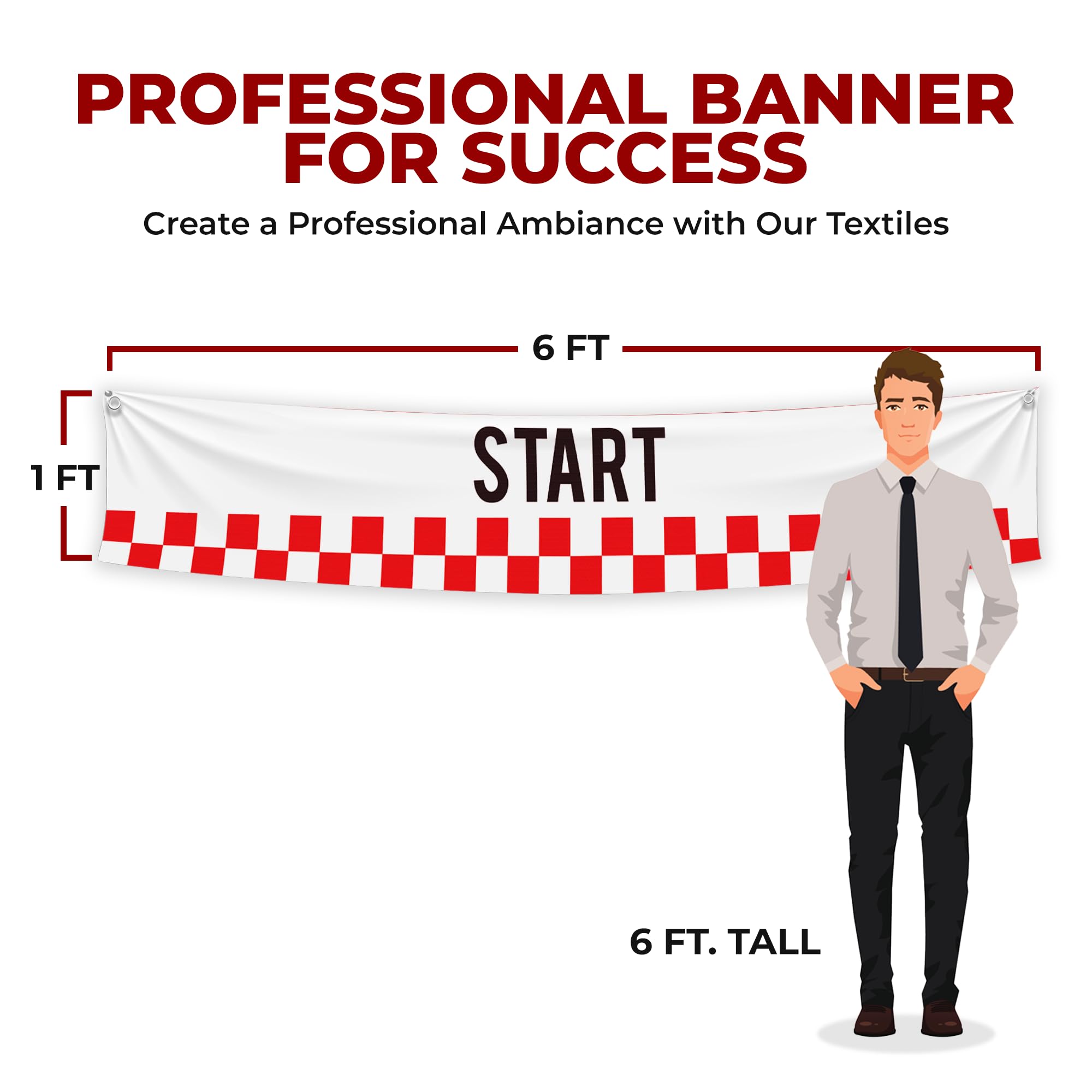 START LINE LARGE BANNER