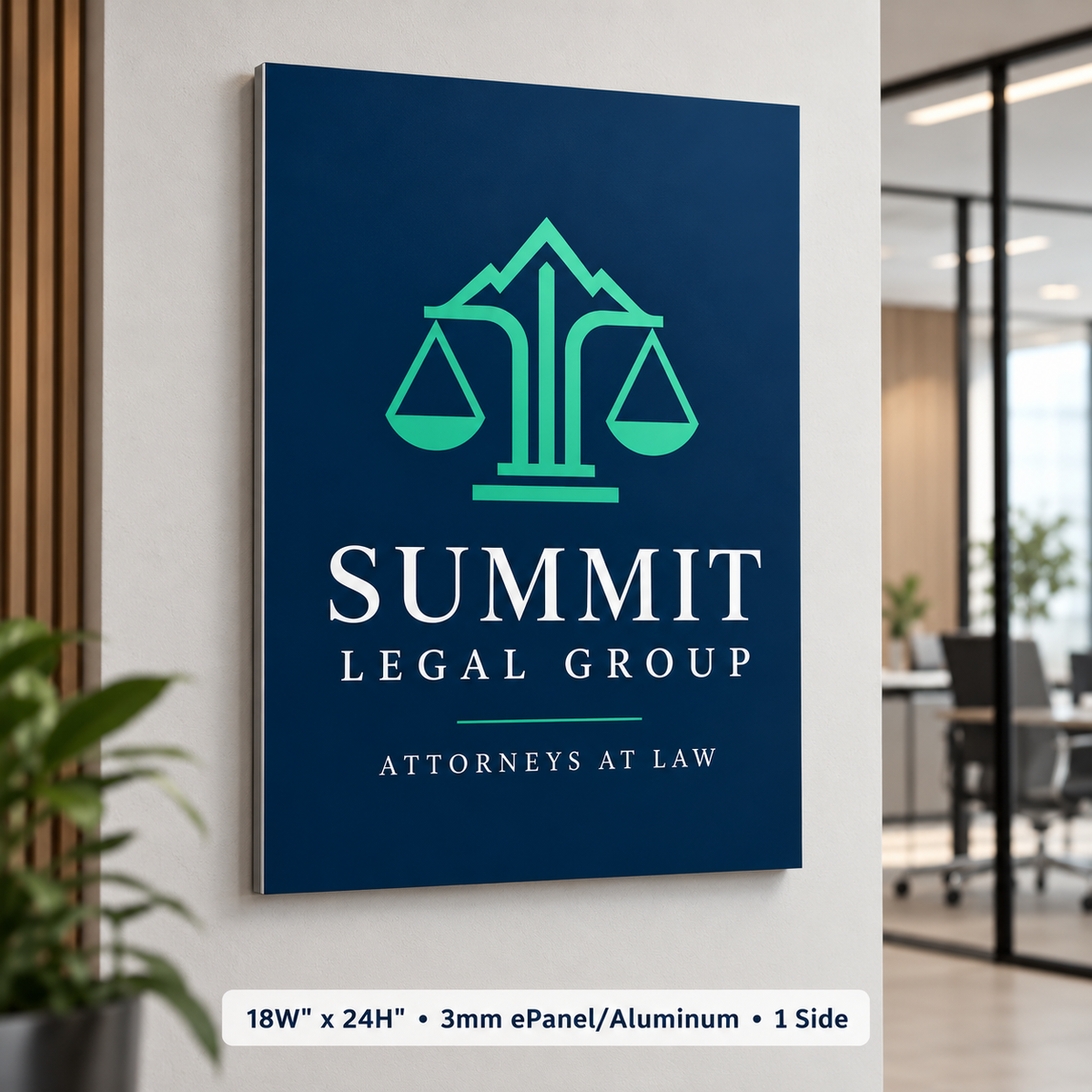 Custom E-Panel Aluminum Composite Signs