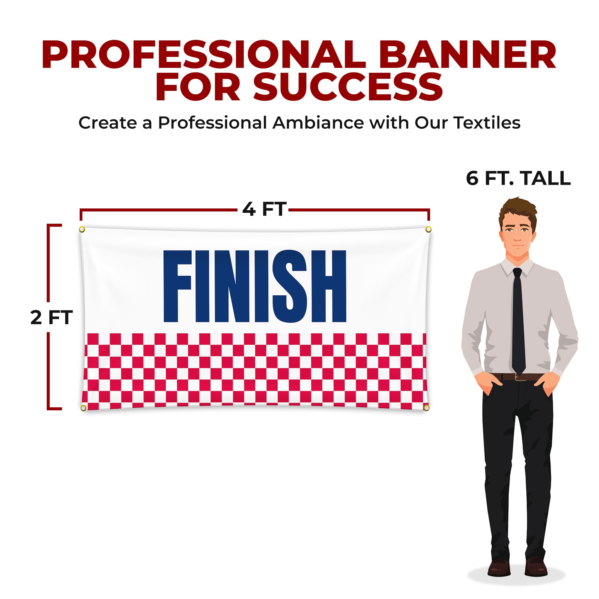 FINISH LINE 2 LARGE BANNER