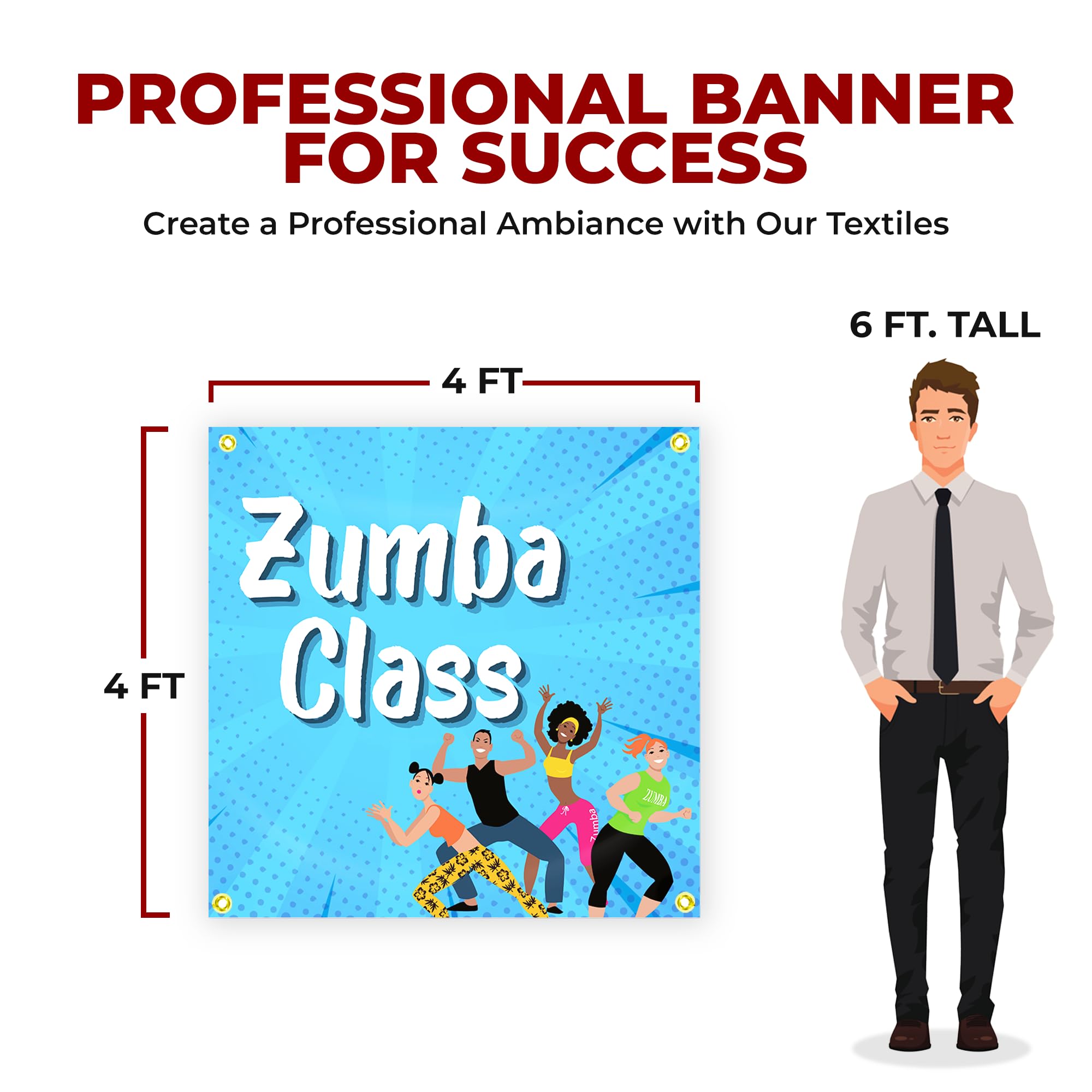 ZUMBA CLASS LARGE BANNER