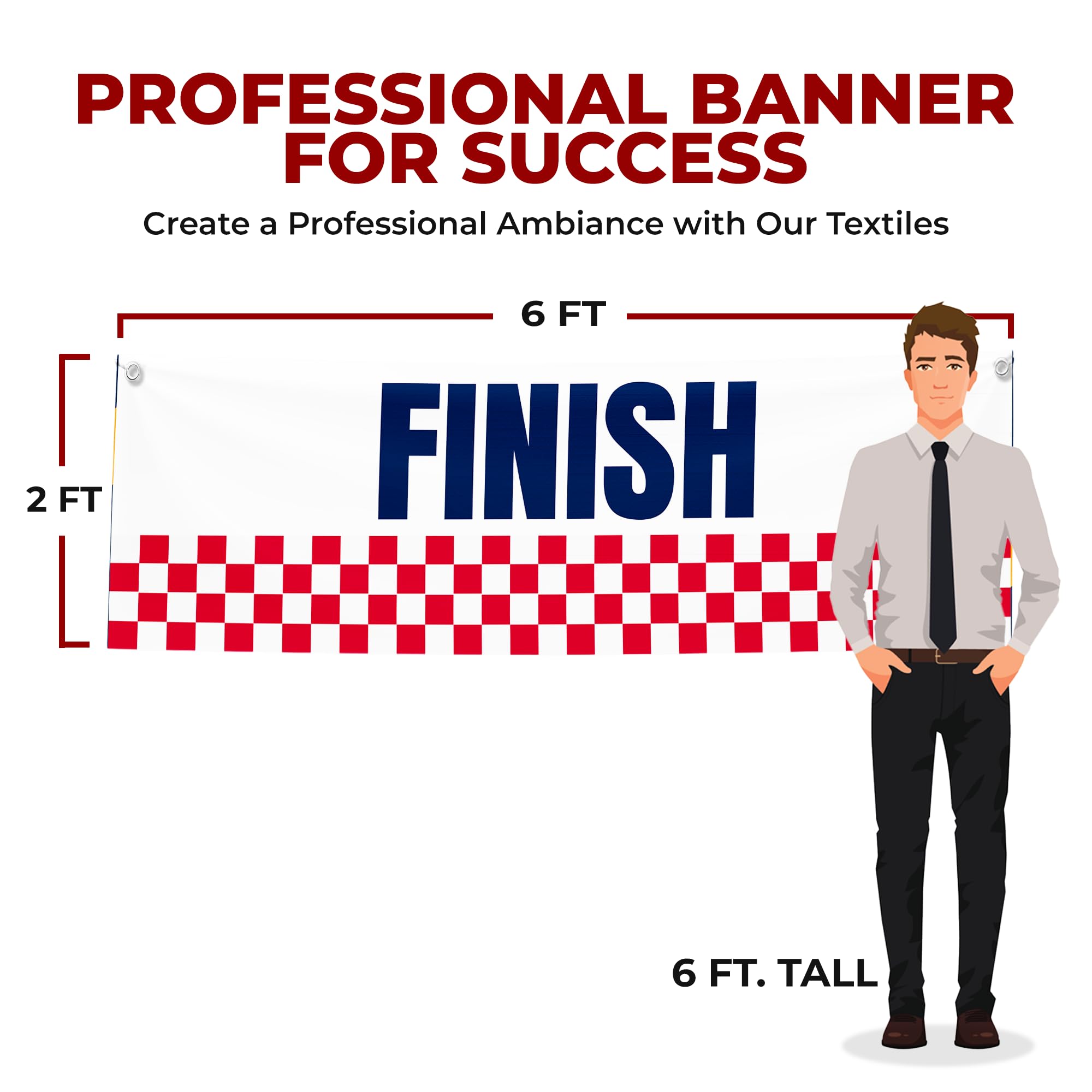 FINISH LINE 2 LARGE BANNER