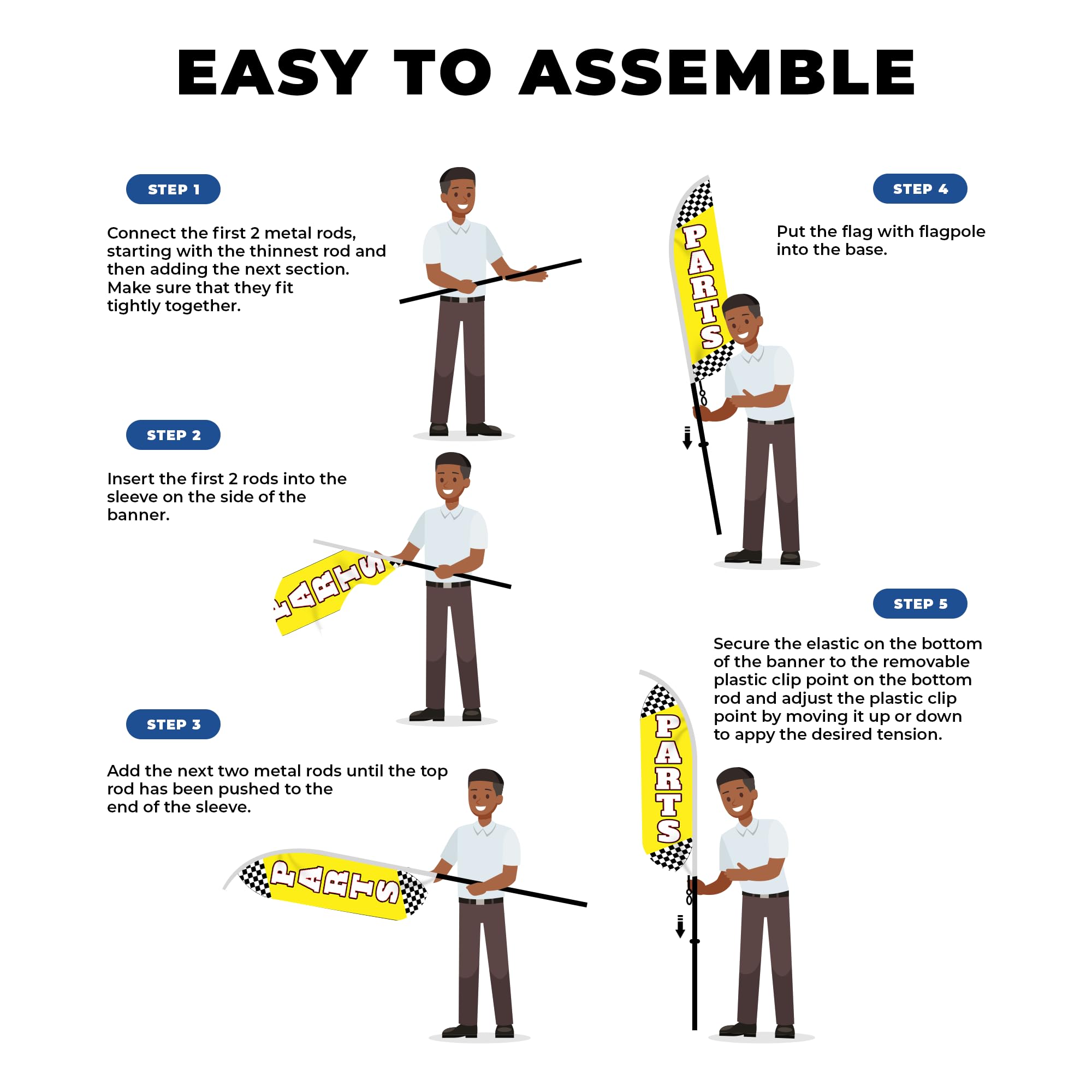 PARTS FEATHER FLAG