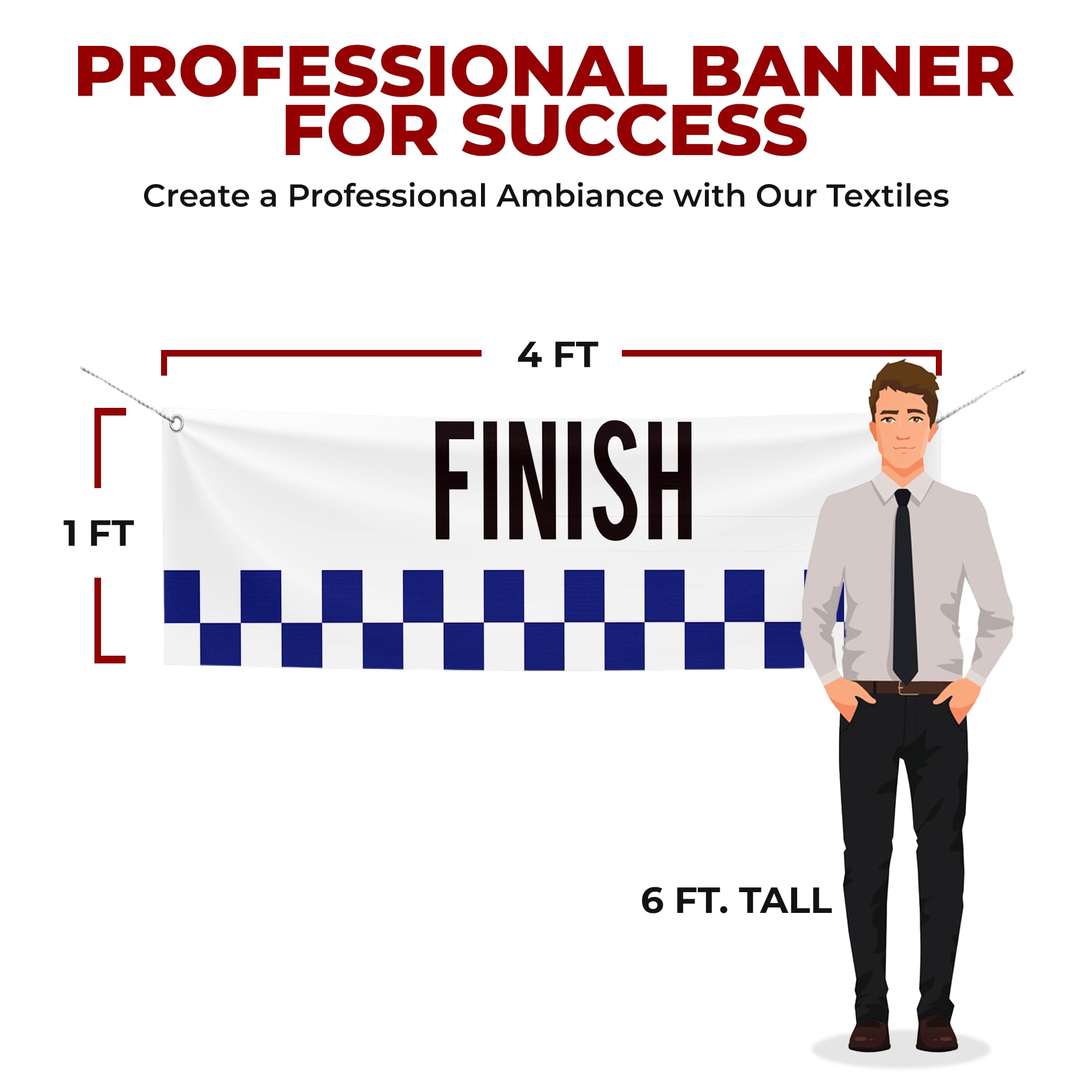 FINISH LINE LARGE BANNER