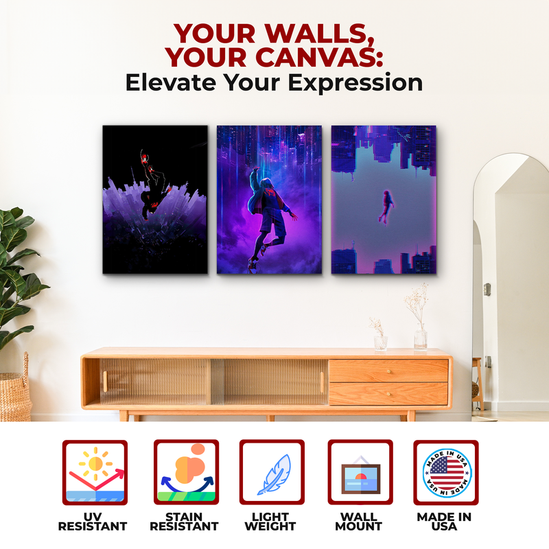 SPIDERMAN MORALESVERSE CANVAS DECOR